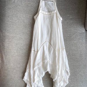 Cream flowy sun dress
